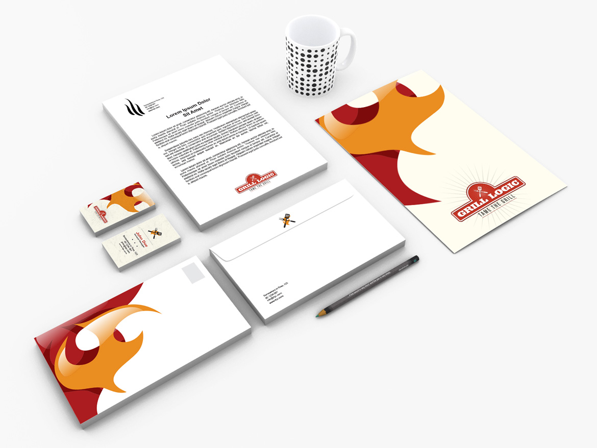 Grill Logic Corporate Identity Kit