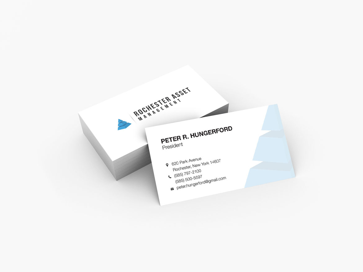 Rochester Asset Business Card Design