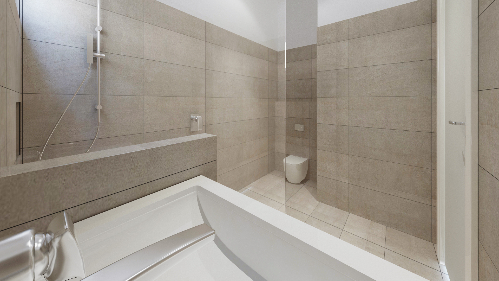 Bathroom renovations 3D renderings
